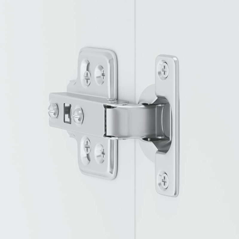 vidaXL Konyhai fali szekrény Porto magasfényű fehér műfa