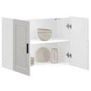 vidaXL Konyhai fali szekrény Porto magasfényű fehér műfa