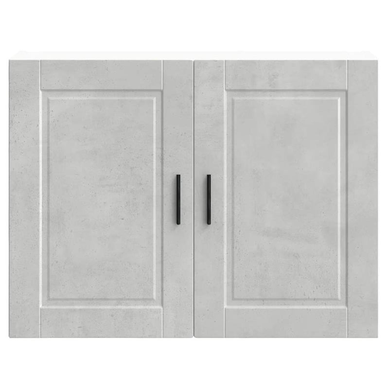 vidaXL konyhai fali szekrény Porto beton szürke műfából készült beton