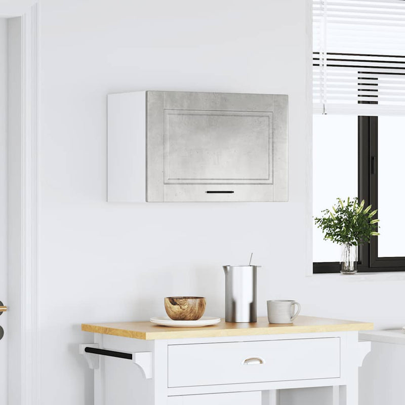 vidaXL konyhai fali szekrény Porto beton szürke műfából készült beton