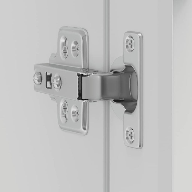 vidaXL Konyhai fali szekrény üvegajtóval "Porto" fehér