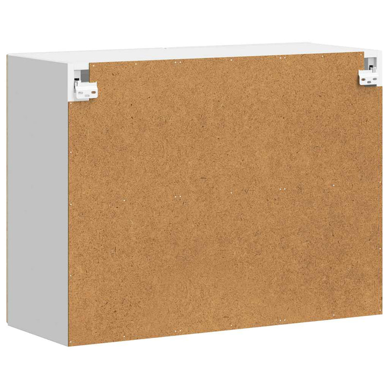 vidaXL konyhai fali szekrény üvegajtóval "Porto" Sonoma Oak