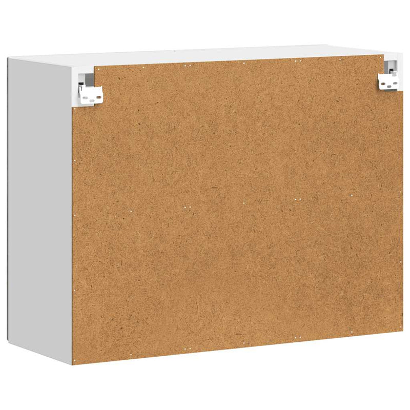 vidaXL konyhai fali szekrény üvegajtóval Porto Betonszürke betonszürke