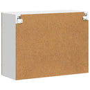 vidaXL Konyhai fali szekrény üvegajtóval "Porto" Füstölt tölgyfa