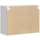 vidaXL Konyhai fali szekrény üvegajtóval "Porto" Régi fa