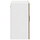 vidaXL konyhai fali szekrény üvegajtóval "Porto" Artisan Oak