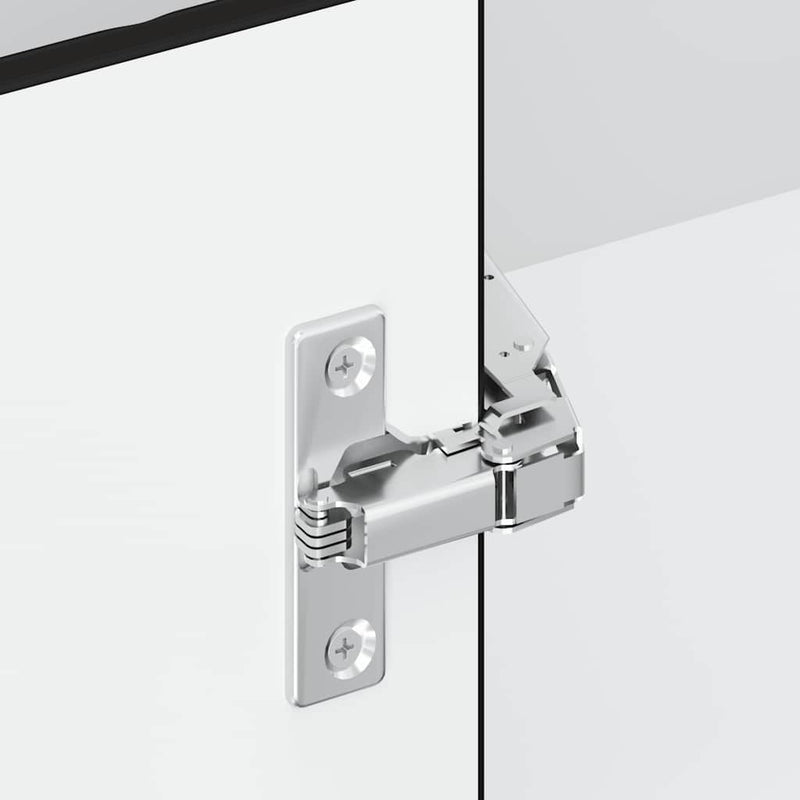 vidaXL Porto fekete szerelt fa konyhai fali sarokszekrény