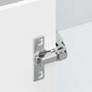 vidaXL Konyhai fali sarokszekrény Porto magasfényű fehér színű műfa