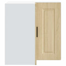 vidaXL Porto sonoma tölgy színű szerelt fa konyhai fali sarokszekrény