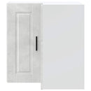 vidaXL Porto betonszürke szerelt fa konyhai fali sarokszekrény