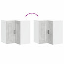 vidaXL Porto betonszürke szerelt fa konyhai fali sarokszekrény