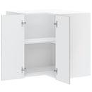 vidaXL Porto szürke sonoma színű szerelt fa konyhai fali sarokszekrény