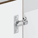 vidaXL Porto barna tölgy színű szerelt fa konyhai fali sarokszekrény