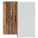 vidaXL Porto antik fa színű szerelt fa konyhai fali sarokszekrény