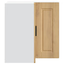 vidaXL Porto kézműves tölgy szerelt fa konyhai fali sarokszekrény