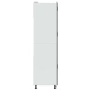 vidaXL Porto fekete szerelt fa konyhaszekrény