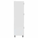 vidaXL Porto magasfényű fehér szerelt fa konyhaszekrény