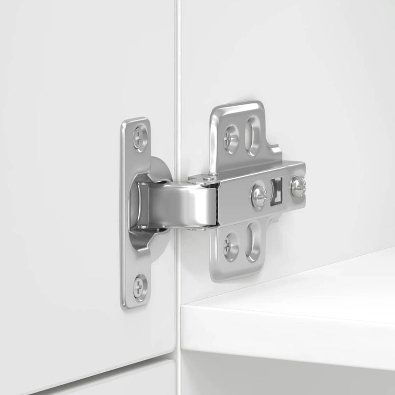 vidaXL Porto magasfényű fehér szerelt fa konyhaszekrény