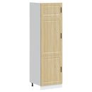 vidaXL Porto sonoma tölgy színű szerelt fa konyhaszekrény