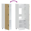 vidaXL Porto sonoma tölgy színű szerelt fa konyhaszekrény