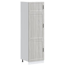 vidaXL Porto szürke sonoma színű szerelt fa konyhaszekrény