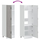 vidaXL Porto szürke sonoma színű szerelt fa konyhaszekrény