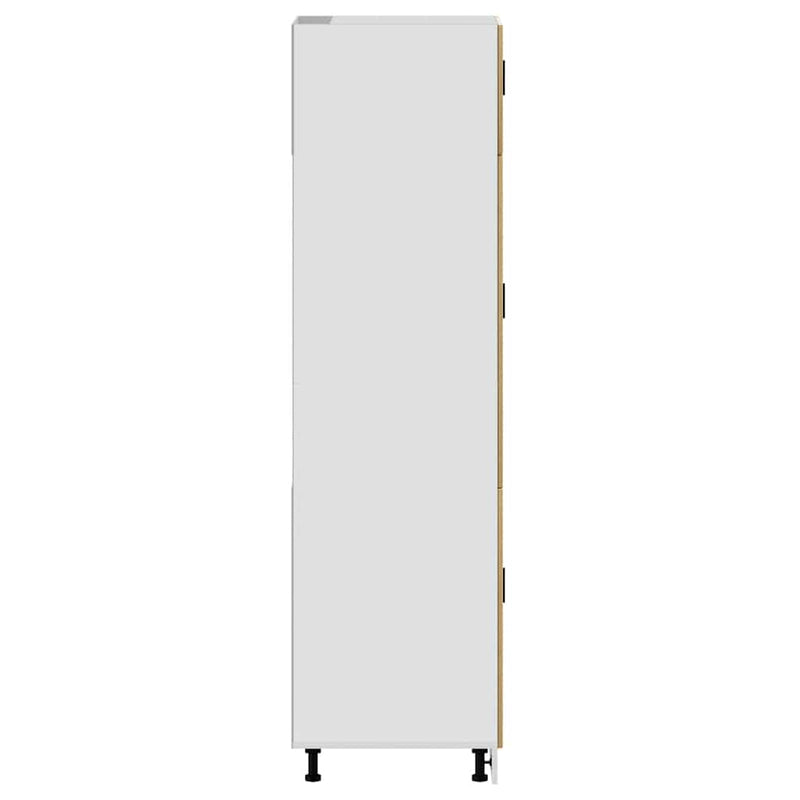 vidaXL Porto kézműves tölgy színű szerelt fa konyhaszekrény