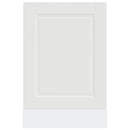 vidaXL mosogatógép panel Porto Fehér 45x1,5x57 cm Mérnöki fa