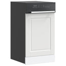 vidaXL mosogatógép panel Porto Fehér 45x1,5x57 cm Mérnöki fa