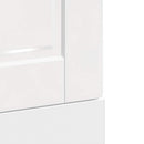 vidaXL mosogatógép panel Porto Magasfényű fehér 45x1,5x57 cm Gépi fa