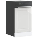 vidaXL mosogatógép panel Porto Magasfényű fehér 45x1,5x57 cm Gépi fa