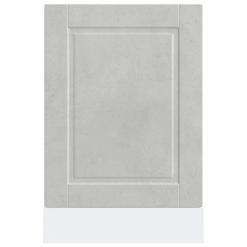 vidaXL mosogatógép panel "Porto" Beton szürke 45x1,5x67 cm Mérnöki fa