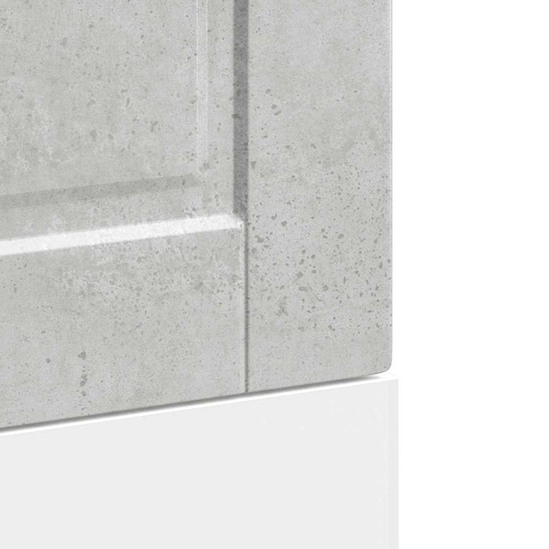 vidaXL mosogatógép panel "Porto" Beton szürke 45x1,5x67 cm Mérnöki fa