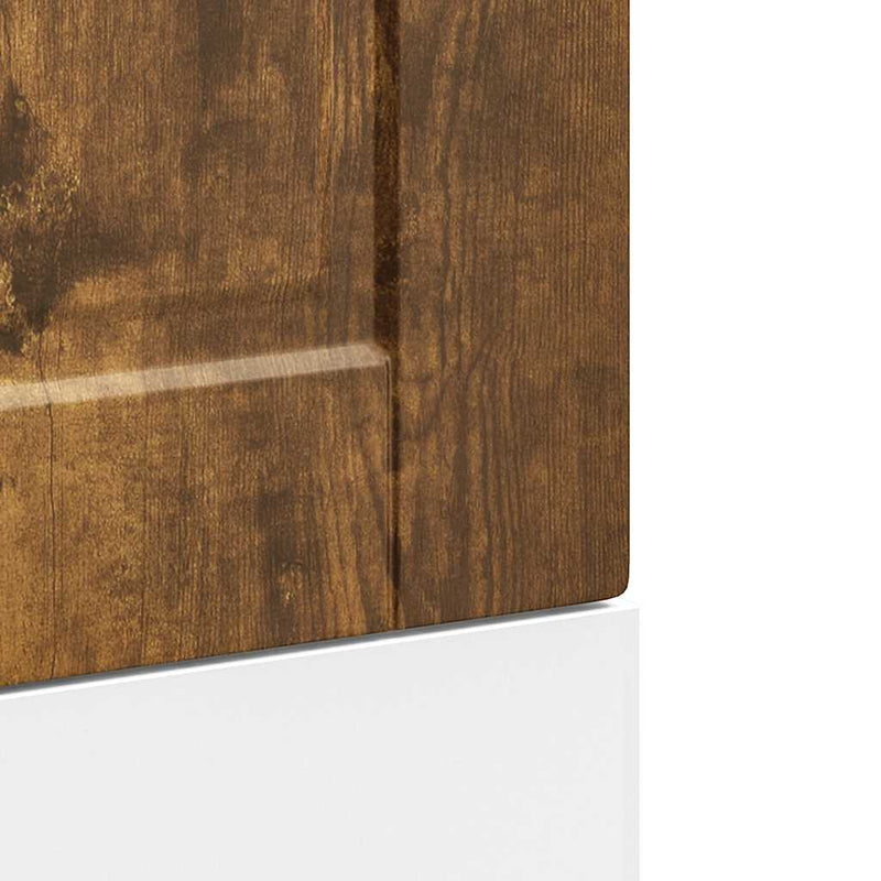 vidaXL mosogatógép panel "Porto" Füstölt tölgy Gépesített faanyagok