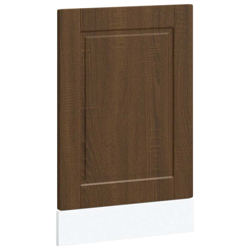 vidaXL mosogatógép panel "Porto" Barna tölgy 45x1,5x67cm Méretezett fa
