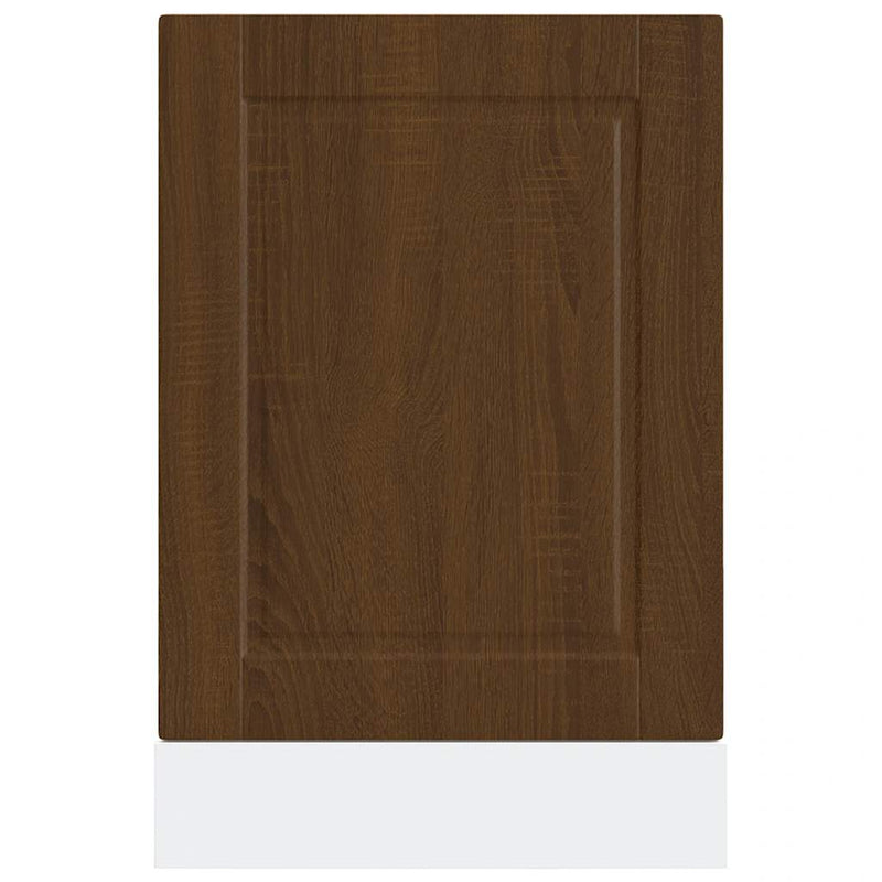 vidaXL mosogatógép panel "Porto" Barna tölgy 45x1,5x67cm Méretezett fa