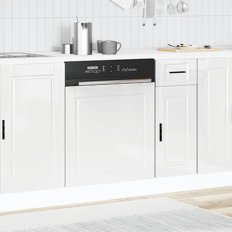 vidaXL mosogatógép panel Porto magasfényű fehér 60x1,5x67 cm gépi fa