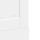 vidaXL mosogatógép panel Porto magasfényű fehér 60x1,5x57 cm gépi fa