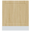 vidaXL mosogatógép panel Porto sonoma tölgy 60x1,5x67 cm mérnöki fa