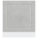 vidaXL mosogatógép panel Porto beton szürke 60x1,5x67 cm mérnöki fa