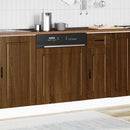 vidaXL mosogatógép panel Porto barna tölgy 60x1,5x57cm méretezett fa