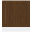 vidaXL mosogatógép panel Porto barna tölgy 60x1,5x57cm méretezett fa