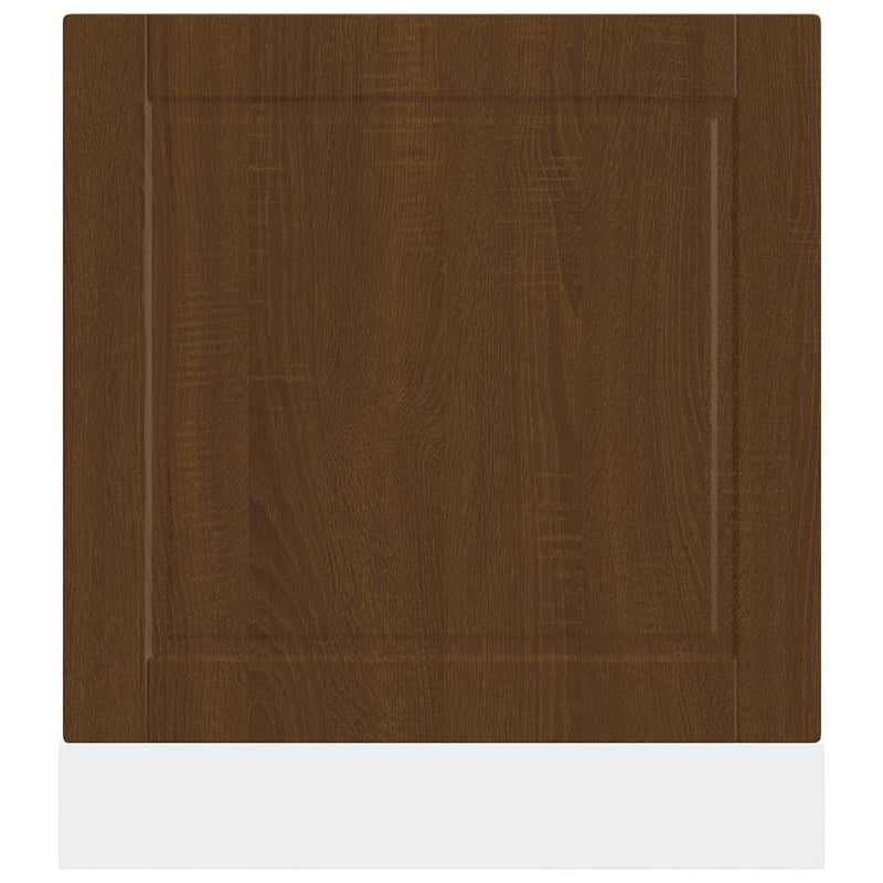 vidaXL mosogatógép panel Porto barna tölgy 60x1,5x67cm méretezett fa