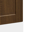 vidaXL mosogatógép panel Porto barna tölgy 60x1,5x57cm méretezett fa