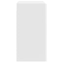 vidaXL Konyhai fali szekrény üvegajtóval "Porto" fehér