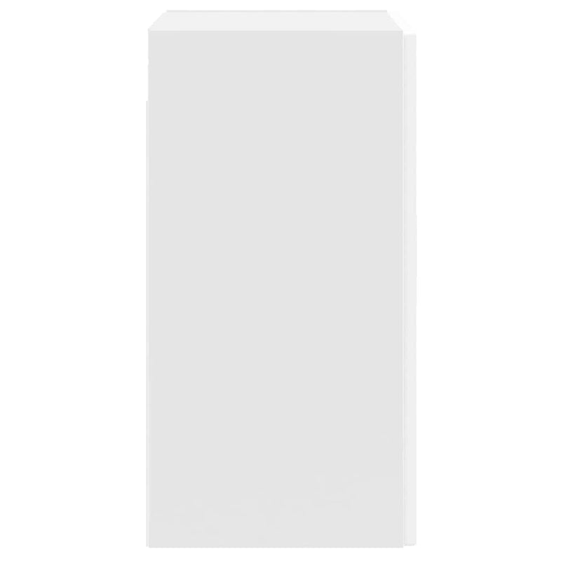 vidaXL Konyhai fali szekrény üvegajtóval "Porto" fehér