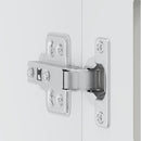 vidaXL Konyhai fali szekrény üvegajtóval "Porto" fehér