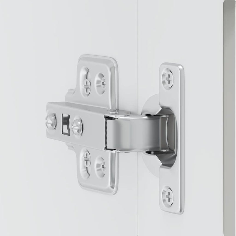 vidaXL Konyhai fali szekrény üvegajtóval "Porto" fehér