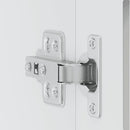 vidaXL Konyhai fali szekrény üvegajtóval "Porto" fehér