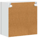 vidaXL konyhai fali szekrény üvegajtóval "Porto" Fekete színű